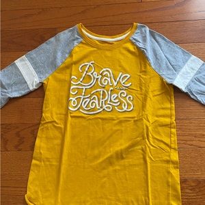 yellow long sleeve shirt kids